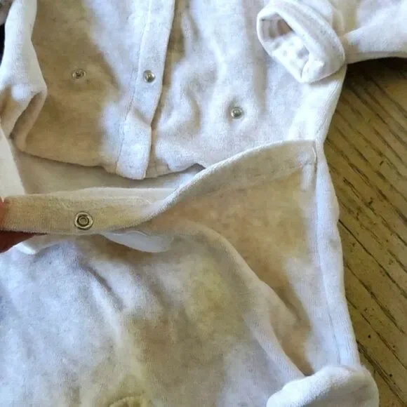 6-9 month boys footed onsie. Dylan & Abby - Picture 6 of 6